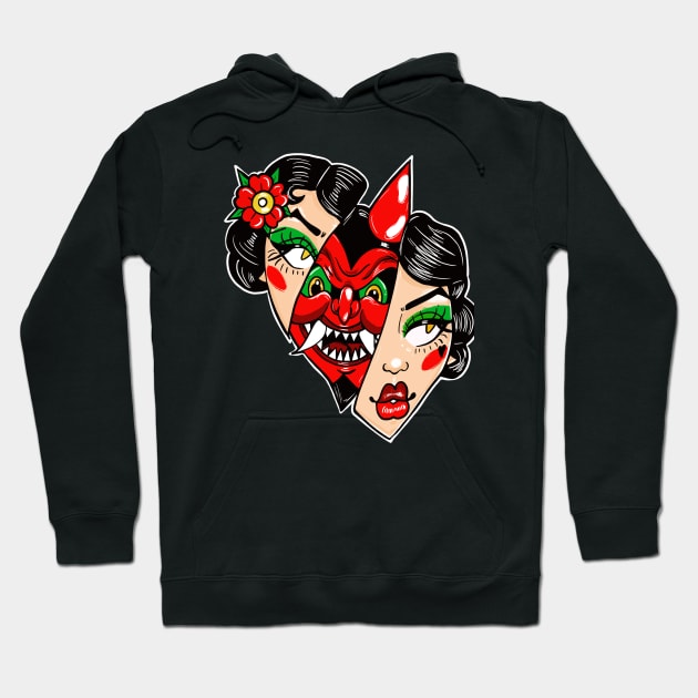 Evil In Disguise Hoodie by Reasons Unknown